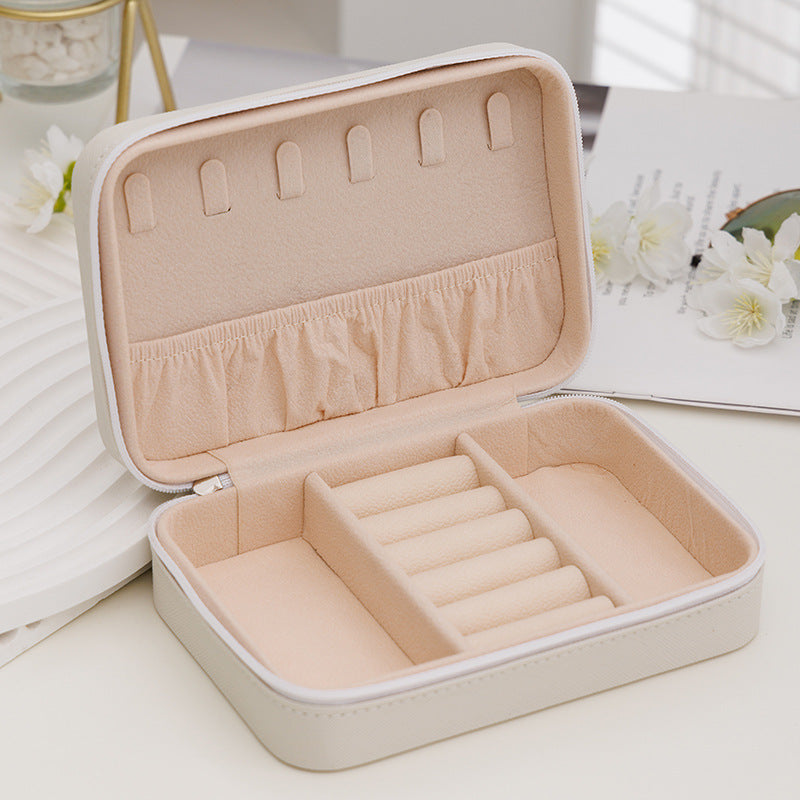 Leather Jewelry Organizer Case