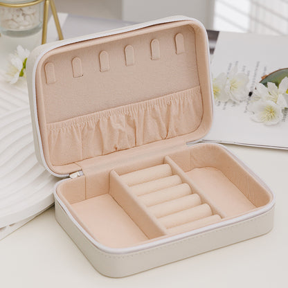 Leather Jewelry Organizer Case