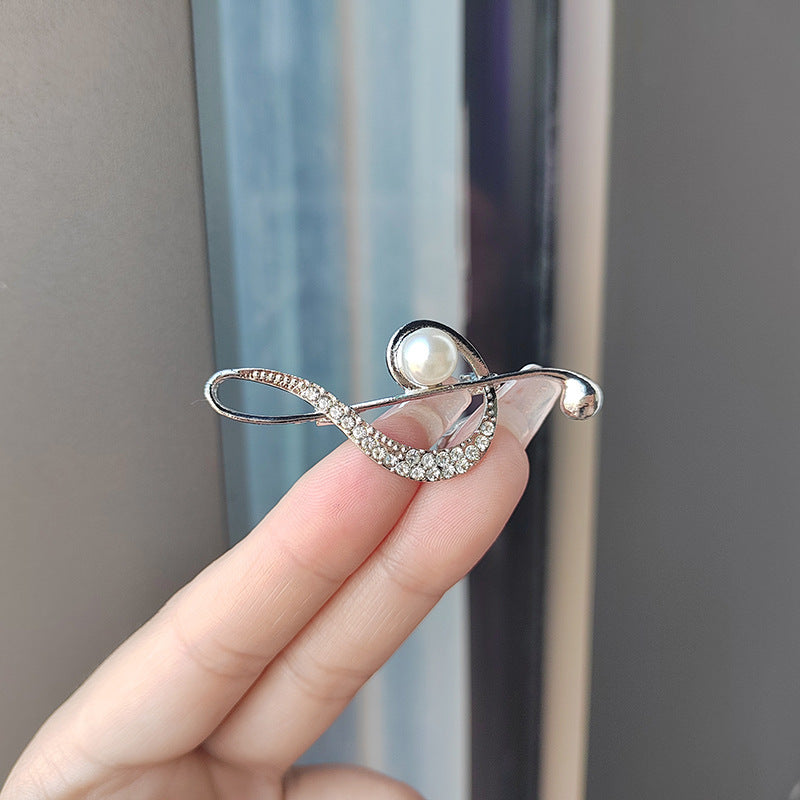 Hand-painted Enamel Sparkling Zircon Vintage Animal Brooch, Pink Flower, Creative & Fashionable Brooch