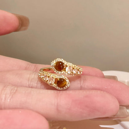 Snake Tiger Eye Ring