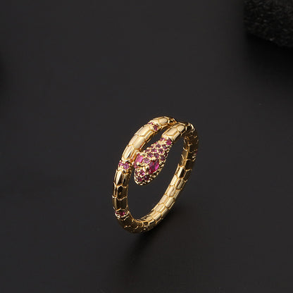 Green CZ Vintage Ring