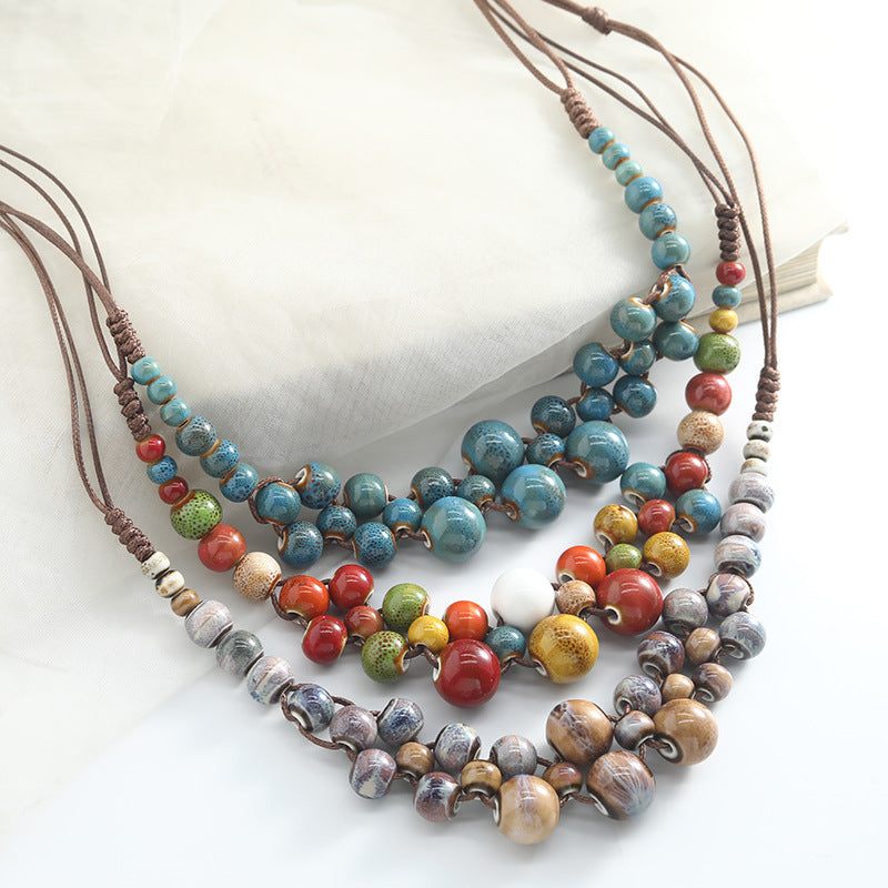 Colorful Boho Vintage Necklace
