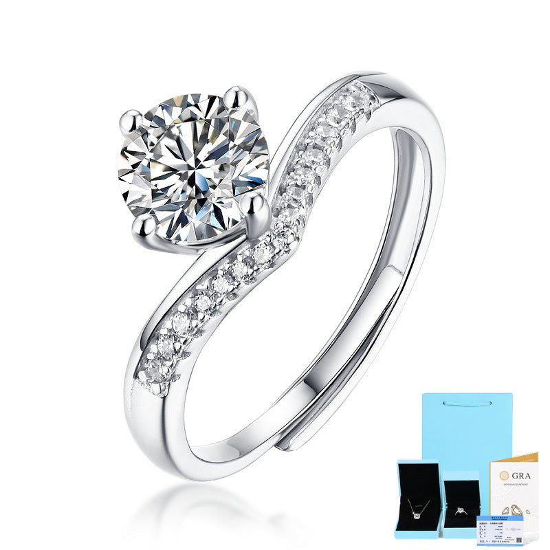925 Silver Gold Ring