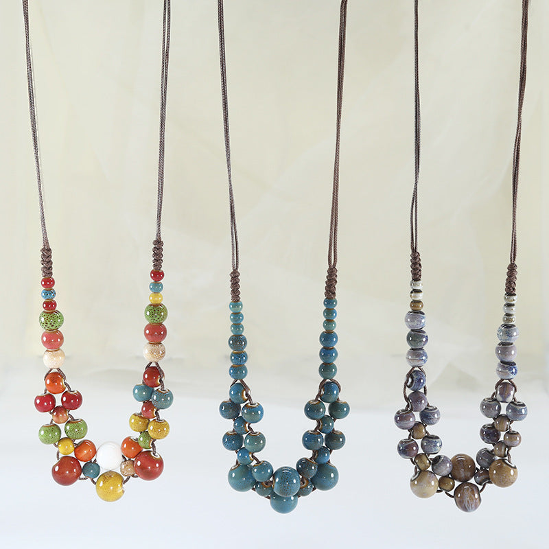 Colorful Boho Vintage Necklace