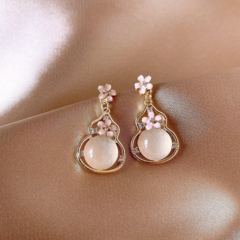 Flower Vintage Drop Earrings
