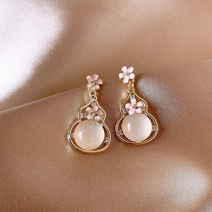 Flower Vintage Drop Earrings