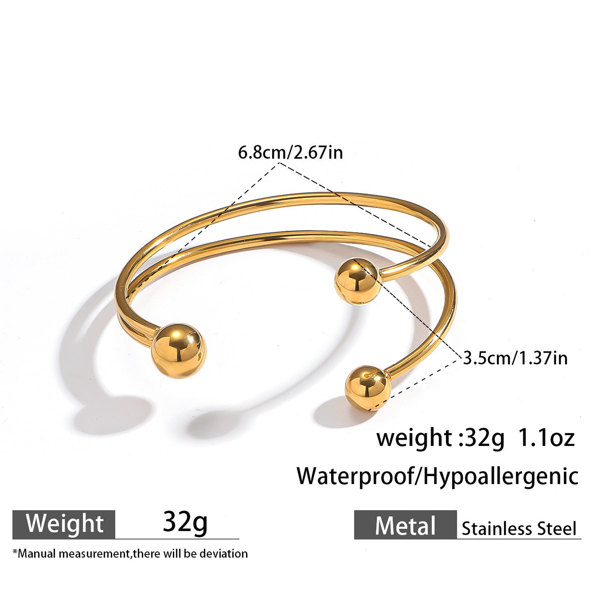 麦芽欧美不锈钢海洋风手镯海星海螺珊瑚花朵手环天然石镯子手饰品