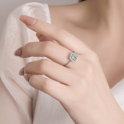 White Gold Plated Adjustable Ring