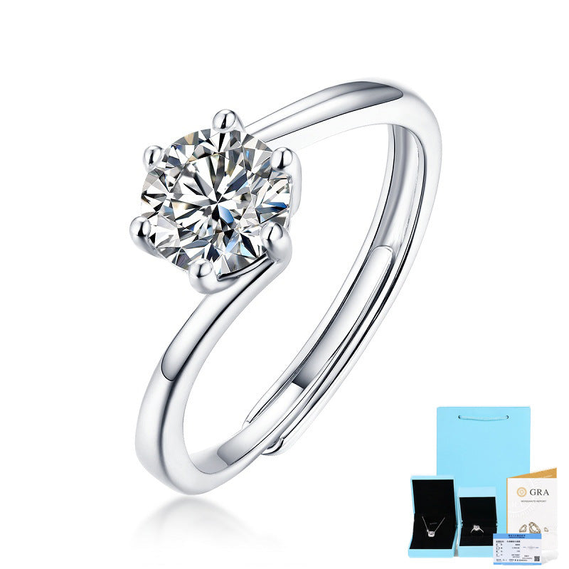 925 Silver Gold Ring