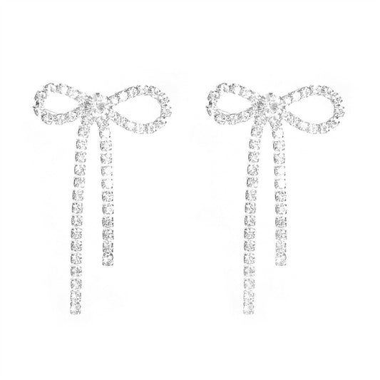 Rhinestone Butterfly Stud Earrings
