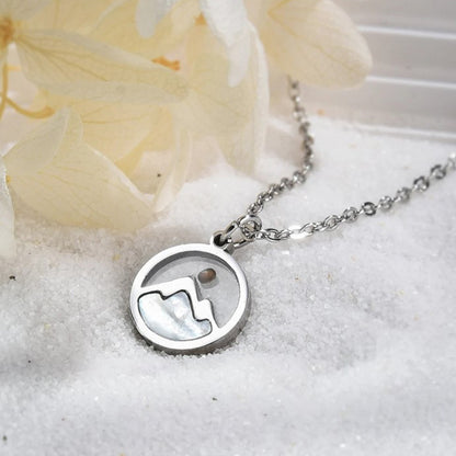 Stainless Steel 'Faith' Necklace