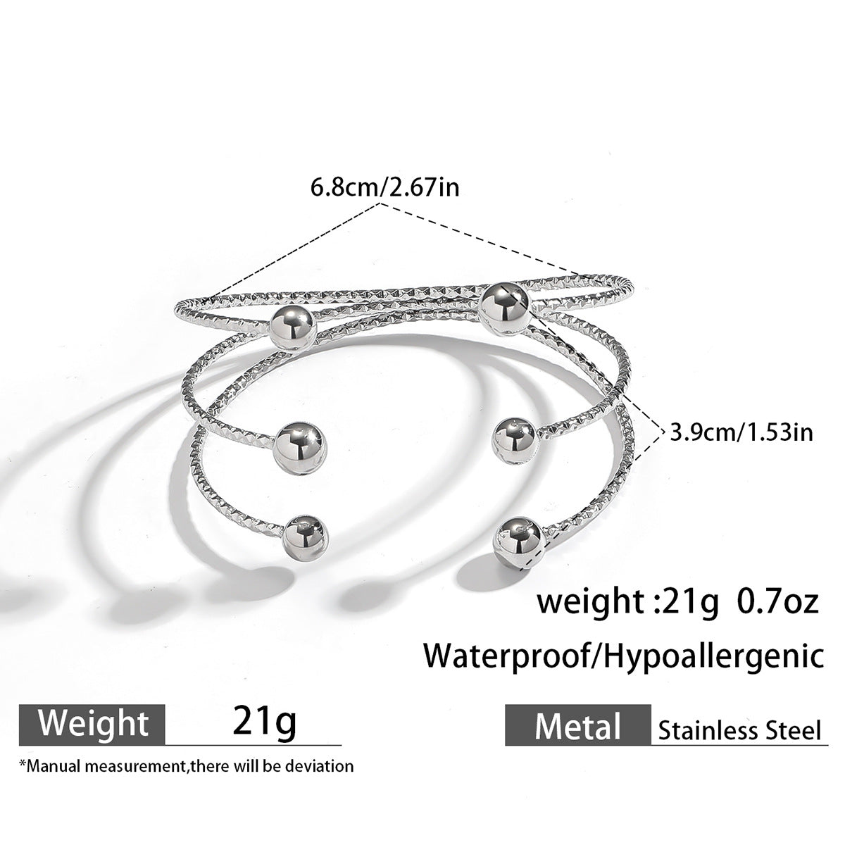 麦芽欧美不锈钢海洋风手镯海星海螺珊瑚花朵手环天然石镯子手饰品