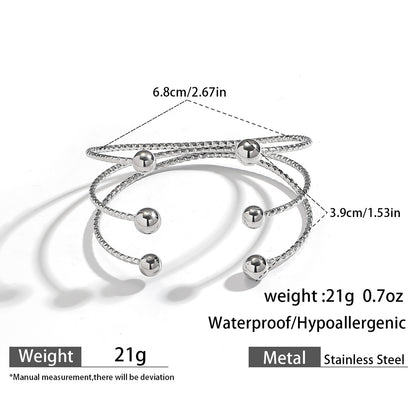 麦芽欧美不锈钢海洋风手镯海星海螺珊瑚花朵手环天然石镯子手饰品