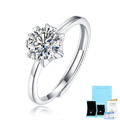 925 Silver Gold Ring