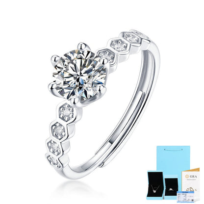 925 Silver Gold Ring