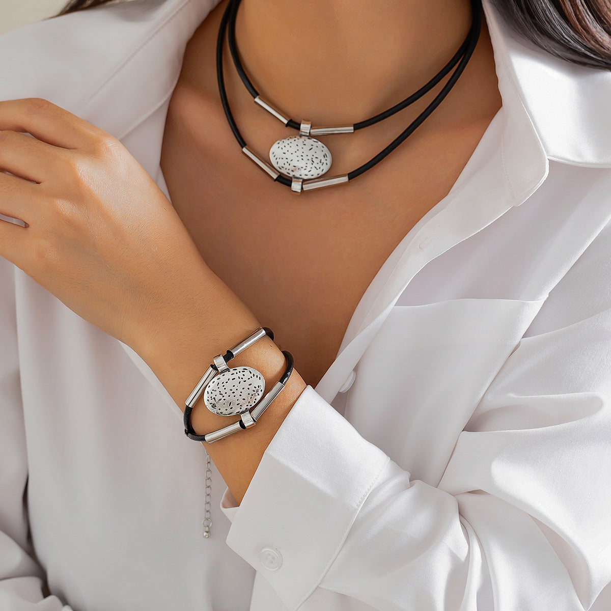Vintage Layered Choker Necklace