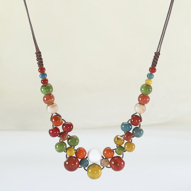 Colorful Boho Vintage Necklace