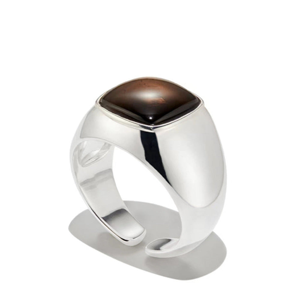 S925 Tea Crystal Ring