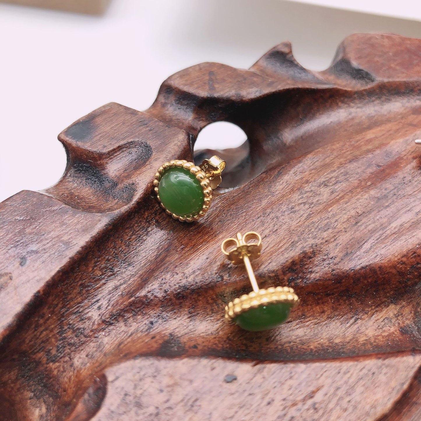 925 Silver Jasper Earrings