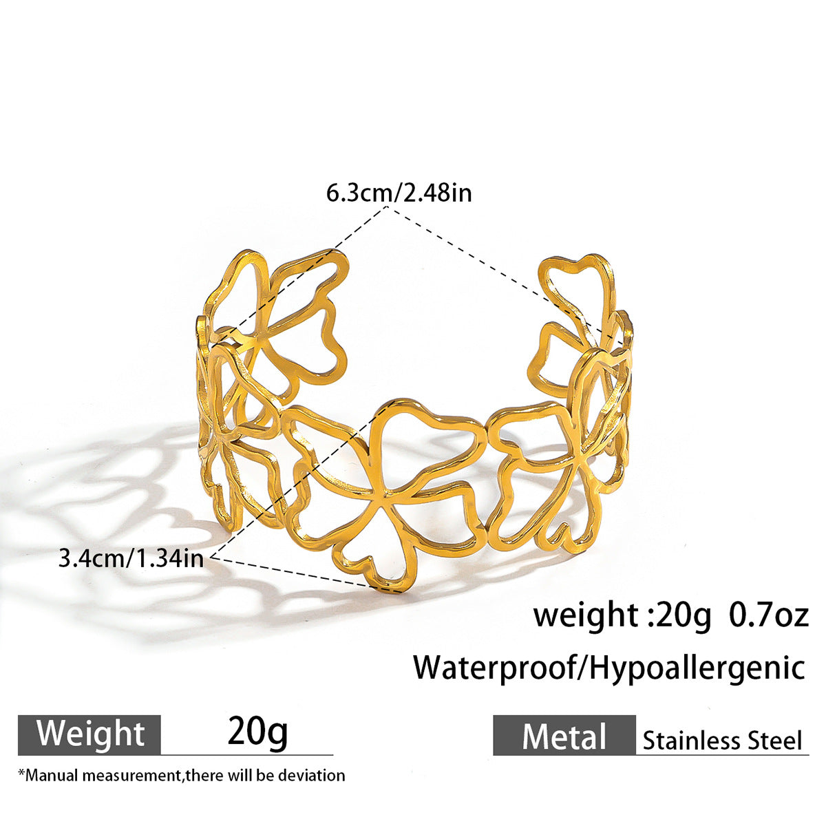麦芽欧美不锈钢海洋风手镯海星海螺珊瑚花朵手环天然石镯子手饰品