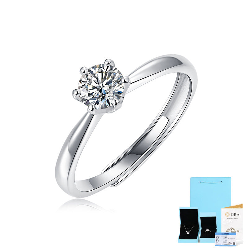 925 Silver Gold Ring