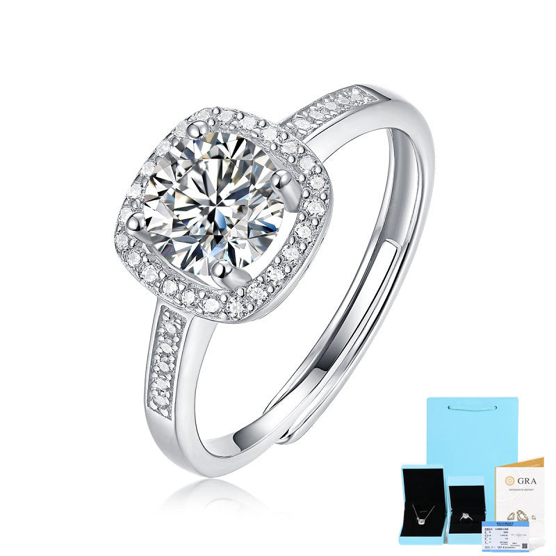 925 Silver Gold Ring