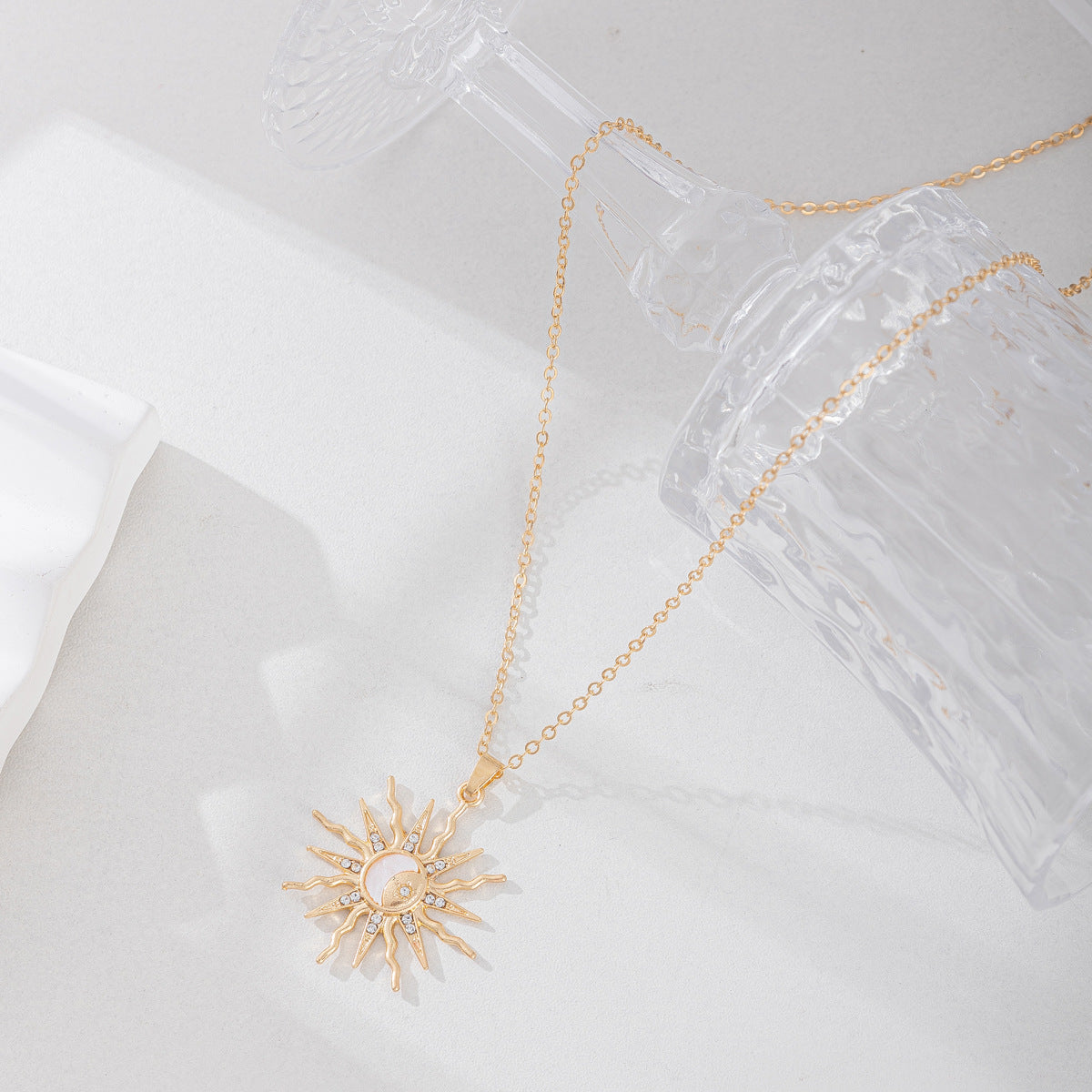 Moon Star Pendant Necklace