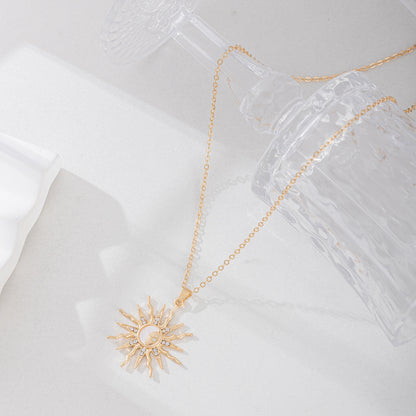 Moon Star Pendant Necklace
