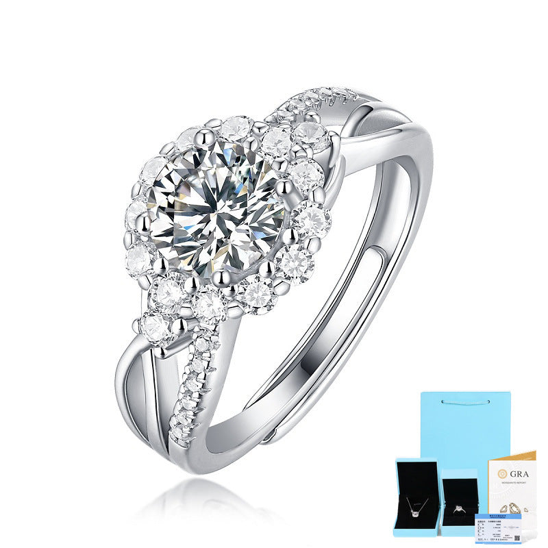 925 Silver Gold Ring