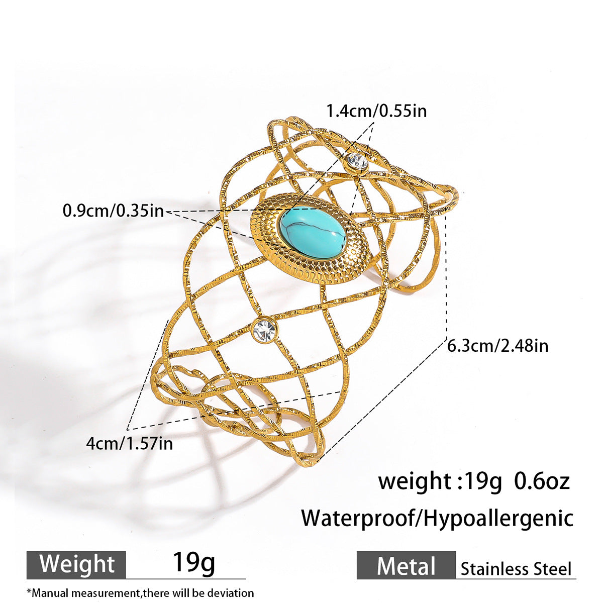 麦芽欧美不锈钢海洋风手镯海星海螺珊瑚花朵手环天然石镯子手饰品