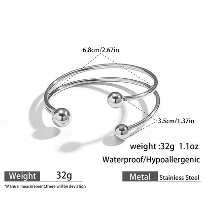 麦芽欧美不锈钢海洋风手镯海星海螺珊瑚花朵手环天然石镯子手饰品