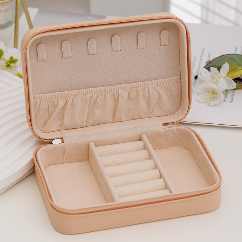 Leather Jewelry Organizer Case