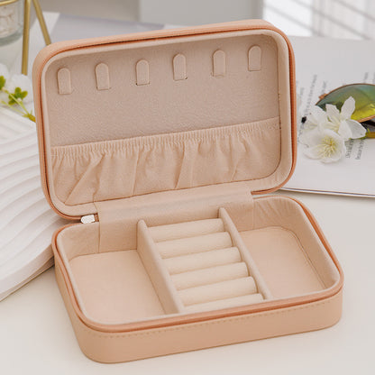 Leather Jewelry Organizer Case