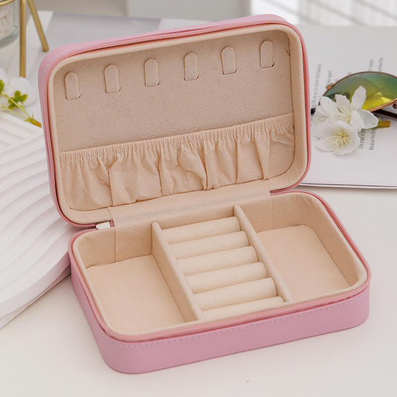 Leather Jewelry Organizer Case