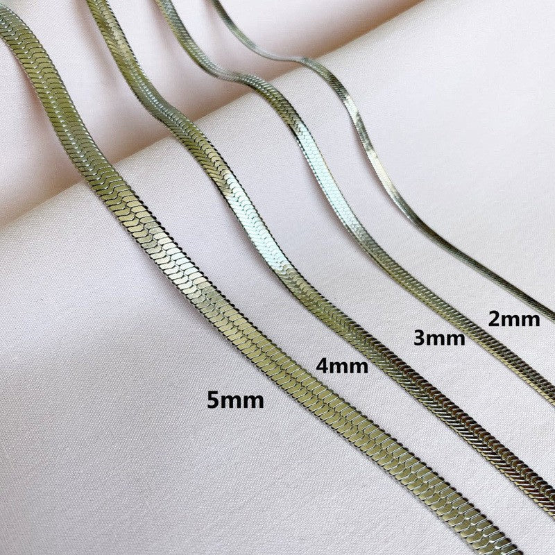 Stainless Steel Snake Choker Necklace