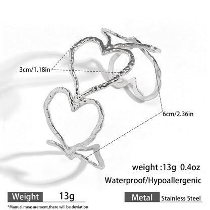麦芽欧美不锈钢海洋风手镯海星海螺珊瑚花朵手环天然石镯子手饰品