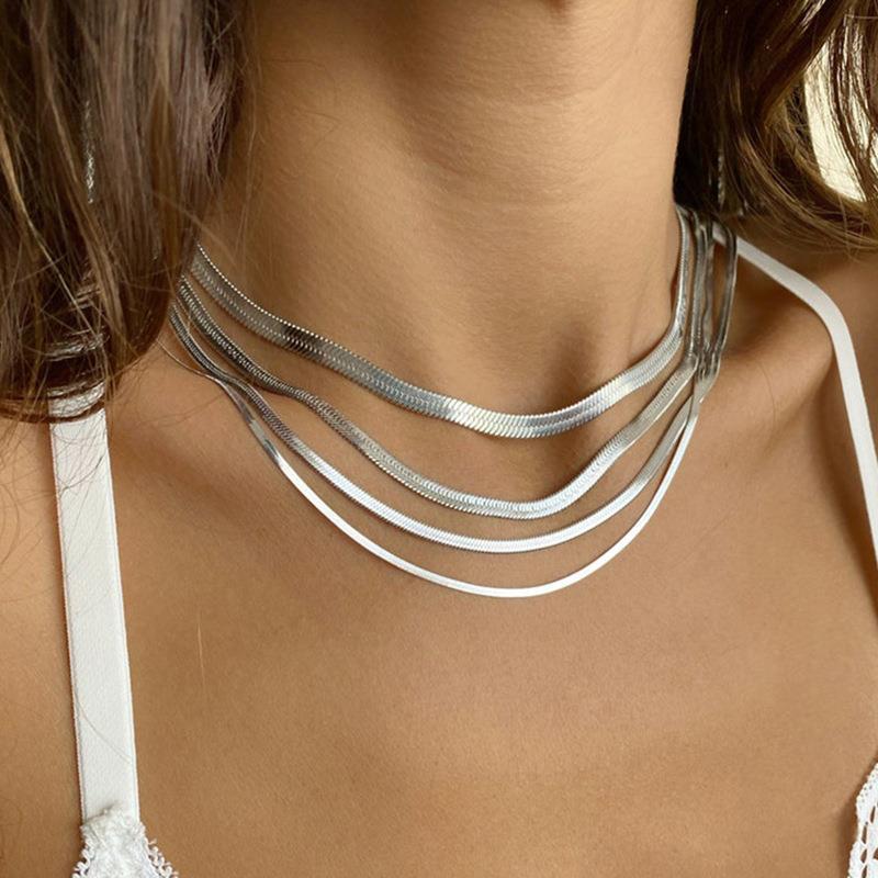 Stainless Steel Snake Choker Necklace