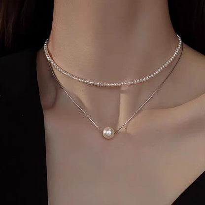 Pearl Stackable Necklace