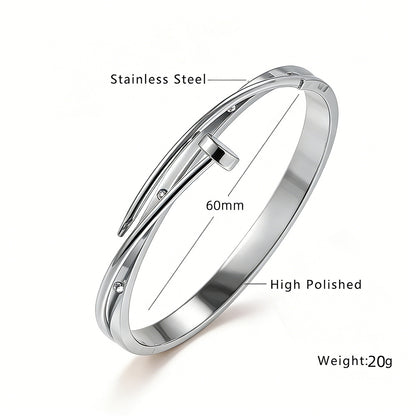 Gold-Plated Titanium Steel Bracelet