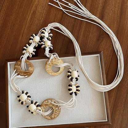 Bohemian-style butterfly belt for women, designed to complement dresses; a sophisticated decorative waist chain, waist sash or waist cord