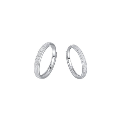 S999 Silver Couple Ring