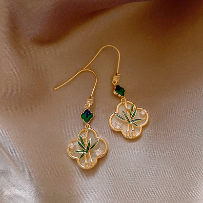 Flower Vintage Drop Earrings
