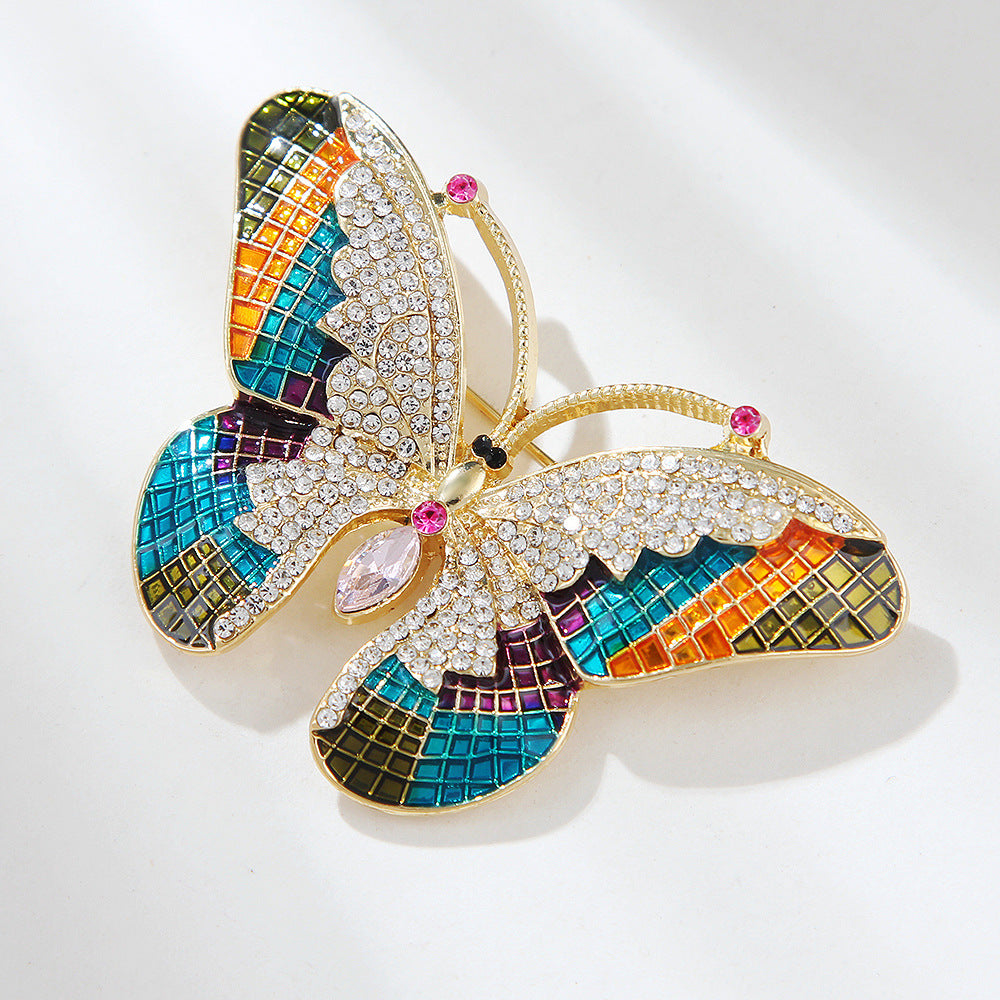 Butterfly Crystal Brooch