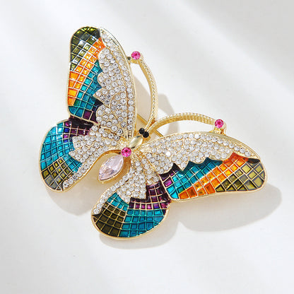 Butterfly Crystal Brooch