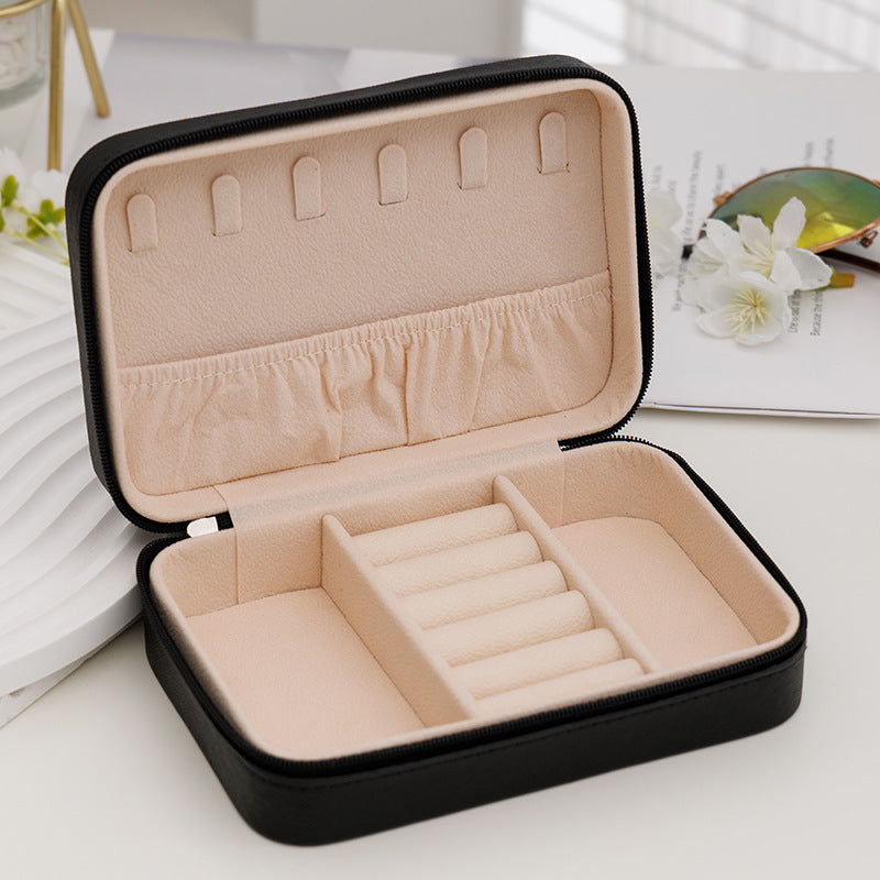 Leather Jewelry Organizer Case