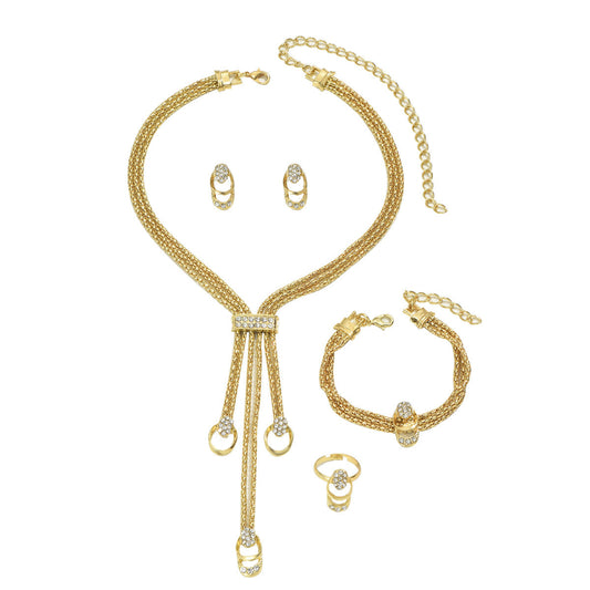 2-Piece Crystal Jewelry Set