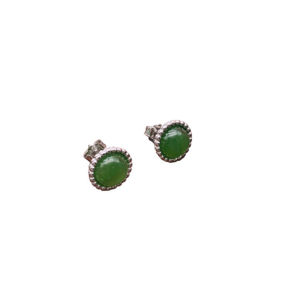 925 Silver Jasper Earrings