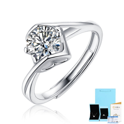 925 Silver Gold Ring