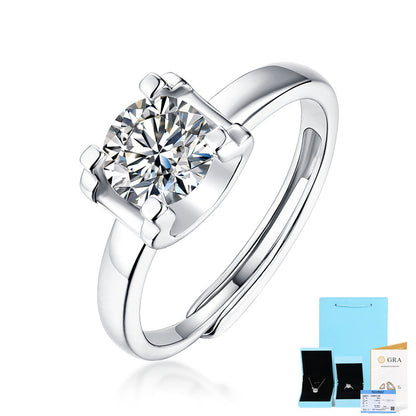 925 Silver Gold Ring