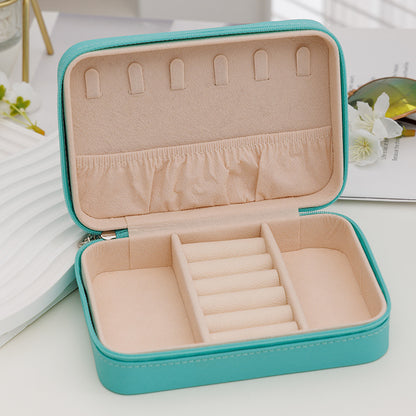 Leather Jewelry Organizer Case
